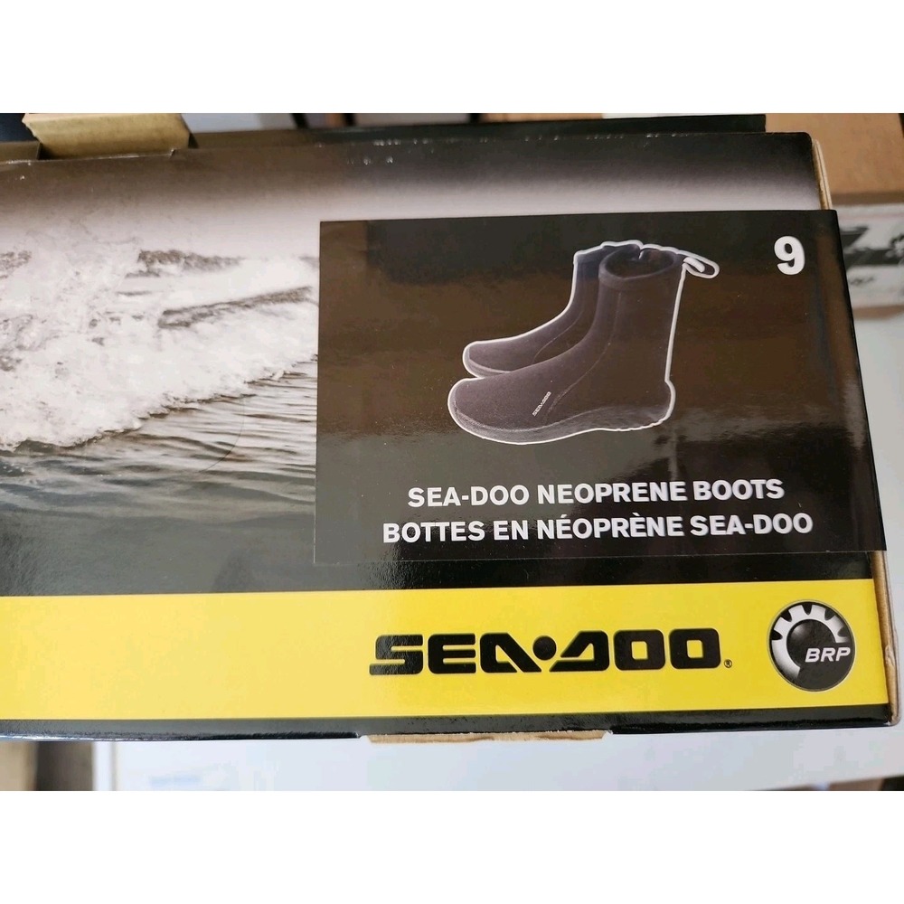 Sea Doo boots neoprene black Size 9 Unisex